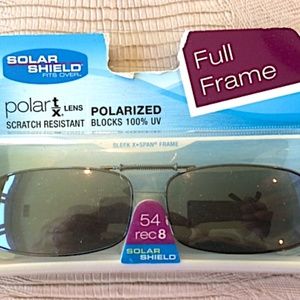 New Solar Shield Clip-on/Flex Polarized Lenses.